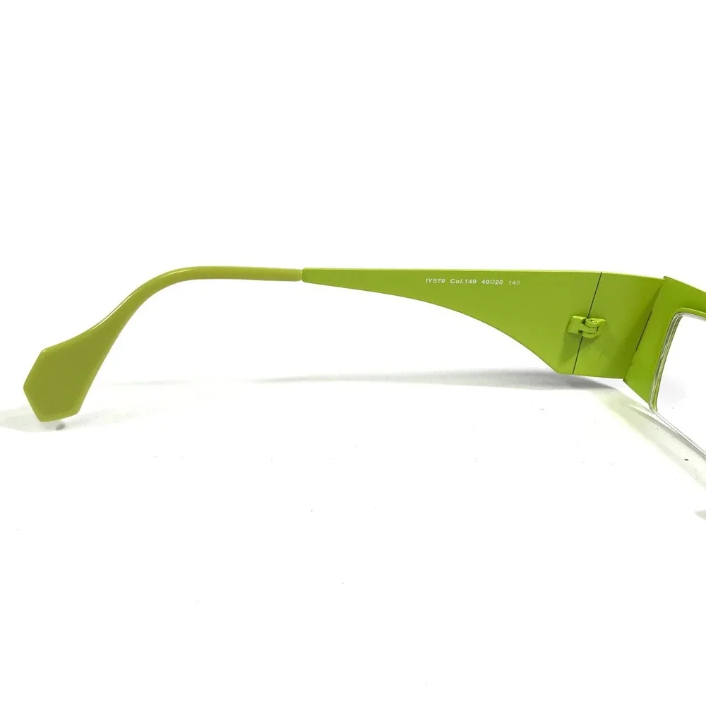 Iyoko-Inyake Eyeglasses Frames IY579 Col.149 Blue Green Cat Eye Square 49-20-140
